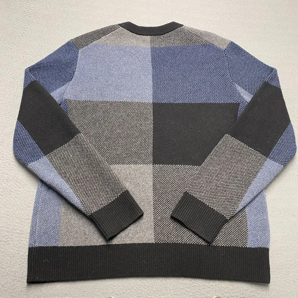Banana‎ Republic Sweater Mens Large Multicolor Crew Neck Tight-Knit Pullover